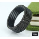 anello nero uomo acciaio