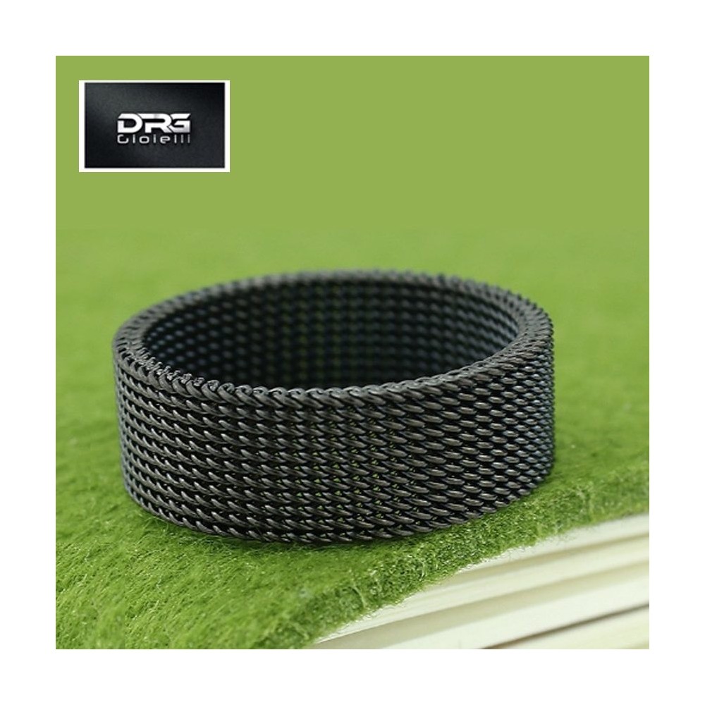 Black Stainless Steel Mesh Milanese...