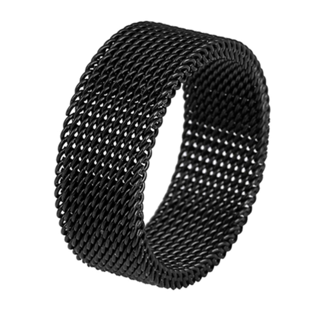 Black Stainless Steel Mesh Milanese...
