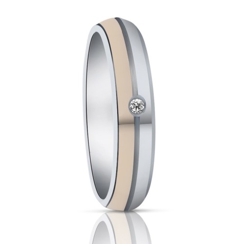 925 silver ring in rose...