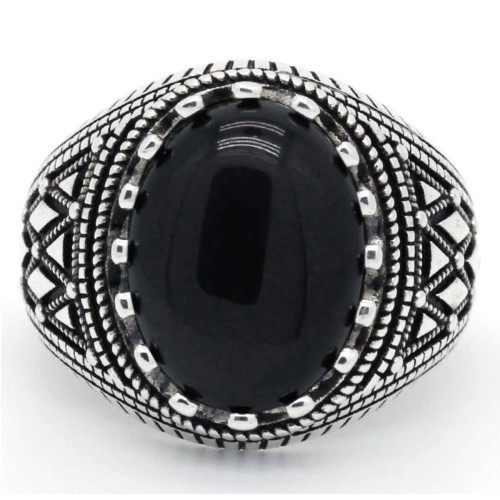 Anello Uomo con pietra 2