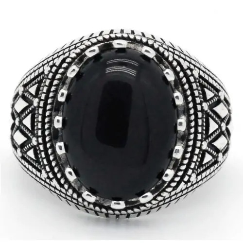 Anello Uomo con pietra 2