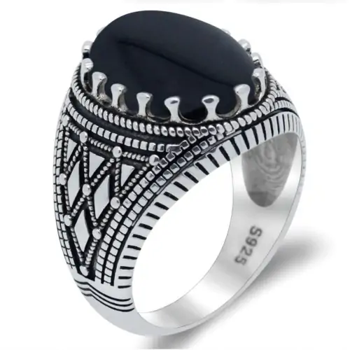 Men's Silver 925% Chevalier...